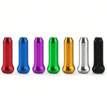 50Pcs Bike Inner Cable End Caps Alloy Road Mountain Bikes Brake Tips Shift Cable End Crimps - Multicolor - View 5