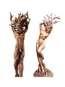 1pc Resin Forest Goddess Statue, Resin Decorative Craft