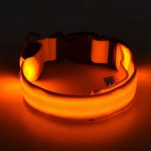 1pc New LED Glow Dog/Cat Collar, Luminous Pet Collar For Night Safety And Anti-Lost
