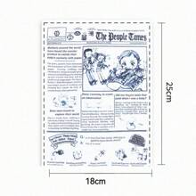 Juguete masticable con chirrido para mascotas, con textura simulada de papel para el desgaste dental, suministros para mascotas - Blanco y Negro - Ver 2