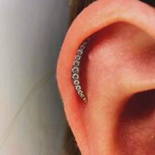 Titanium Antiallergic Helix Piercing Cluster 6mm Or 8mm Rod