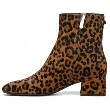 Women's French Style Thin Bare Boots High Heel Short Boots Fashionable High-End Short Barrel Retro  Women's Ankle Boots & Booties