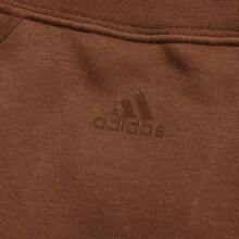 Adidas Vestido sudadera de felpa, casual, con holgado ajuste, manga larga, cuello redondo, modelo IX6792