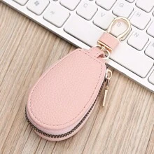 个性化皮革钥匙扣钱包、自定义姓名钥匙扣、拉链汽车钥匙包、皮革汽车钥匙扣、皮革钥匙袋、父亲节礼物、狗、镌刻、耐用、不锈钢、彩色、可爱、迷人、有趣、卡哇伊、Y2K、时尚、男女通用、休闲、定制、个性化、独特、定制、适合他的理想礼物、适合她、她、男朋友、女朋友、家人、朋友、儿童的理想礼物、周年纪念、生日、毕业典礼、乔迁、婚礼、包饰
