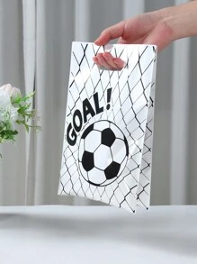 10/25/50 件足球主题礼品袋、足球礼品包装袋、手提袋、小礼品袋、足球运动主题生日派对用品、礼品包装袋、足球派对礼品袋、足球球迷会议用品、足球活动用品、婚礼装饰、迎婴派对用品、新娘送礼会礼品、节日派对用品 - 足球 - 查看 3