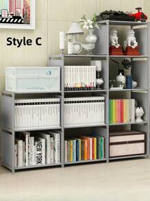 1个节省空间的便携式立方体衣柜收纳架，多功能独立式衣柜，书架，适用于家庭、办公室、宿舍、卧室、客厅，用途广泛，是节日/情人节/儿童礼物的理想之选。 - 彩色 - 查看 10