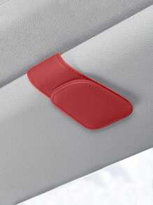 1 件装汽车遮阳板眼镜夹，超细纤维汽车眼镜架，多功能遮阳板夹，可夹太阳镜、卡片、文件 - 均碼 - 查看 13