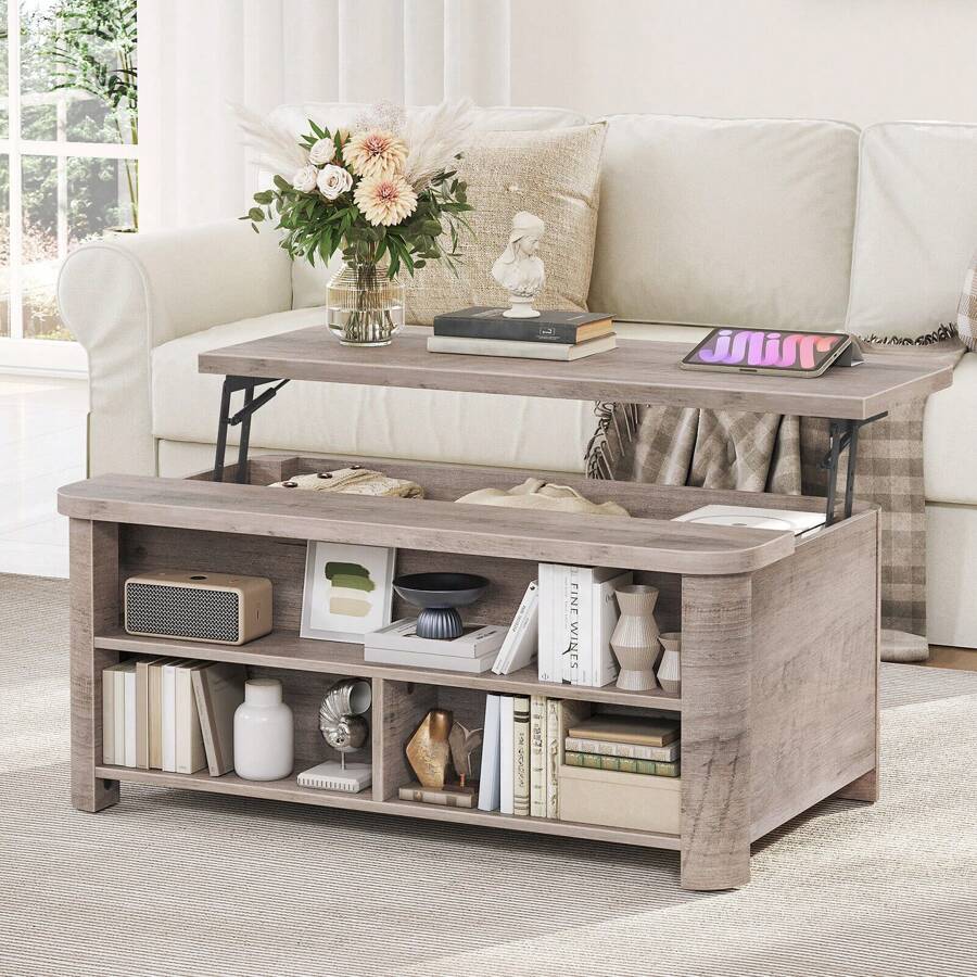 Coffee Table Center Tables For Home Living Room Reception Room Office Gray - 1 - View 1