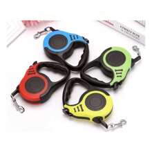 Coleira Guia Retrátil Pet Cachorros Gatos 5 Metros Até 20 Kg - Amarelo - Visão 6