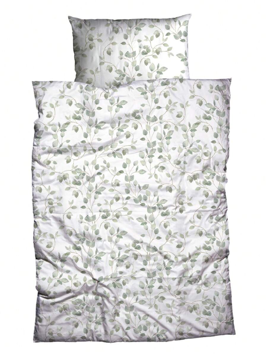 Renforce Duvet Set Secret Garden 135*200+80*80 Cm - White - View 1