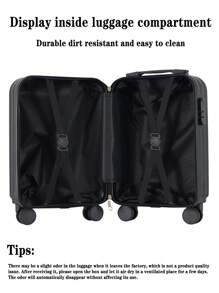 16-calowa wodoodporna walizka o małej pojemności Uniwersalna wyciszona walizka na cztery koła Walizka studencka Walizka studencka dla mężczyzn i kobiet Dobre artykuły podróżne Free Hands Miękka guma Mała walizka bagażowa Walizka podróżna Mały bagaż dziecięcy Walizka dostępna w różnych kolorach do wyboru Torebka toaletowa na zajęcia świąteczne Torba do mycia ciała Podróżna torba toaletowa Przechowywanie makijażu Plaża Torba plażowa Wakacje Niezbędne rzeczy na wakacje Artykuły szkolne Niezbędne rzeczy podróżne Damskie do akademika Łazienka - Czarne - Zobacz 7