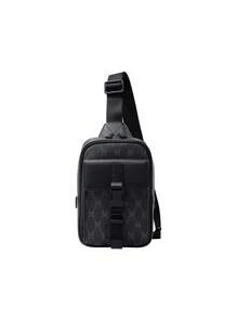 FION New Men's Crossbody Shoulder Bag Retro Small Square Bag Men Business Bag NNMMJNC042