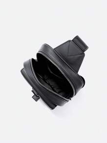 FION New Men's Crossbody Shoulder Bag Retro Small Square Bag Men Business Bag NNMMJNC042