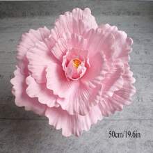 Flor de Peônia Artificial Grande, Decoração Realista de Flor Artificial Grande, Adereços para Casamento e Banquete, Artesanato DIY, Decoração de Sala de Estar, Decoração Interna e Externa