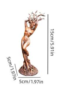 1pc Resin Forest Goddess Statue, Resin Decorative Craft
