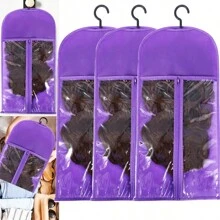 6PCS Hair Extension Holder Wig Storage For Multiple Wigs Holder Wig Bags Storage With Hanger Hair Extension Storage Wig Hanger For Multiple Wigs Hair Extensions, Wigs & Accessories (3/6PCS) - Multicolor - View 16