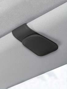 1 件装汽车遮阳板眼镜夹，超细纤维汽车眼镜架，多功能遮阳板夹，可夹太阳镜、卡片、文件 - 均碼 - 查看 12