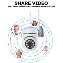 8MP/5MP 1080P HD, Dual-Band 2.4G+5G WiFi Or 2.4G WiFi Optional, Outdoor/Indoor Security Camera, Wireless WiFi Camera, Surveillance Camera, Camera, PTZ Camera, Smart Outdoor/Indoor PTZ Surveillance Camera