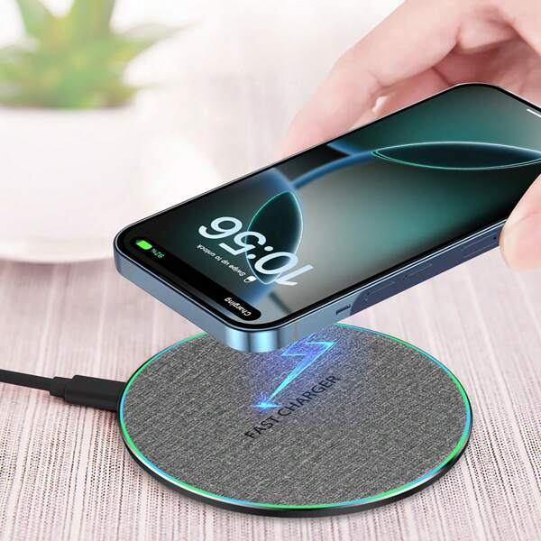 Fast Wireless Charger Induktive Ladegerät Ladestation Für Apple iPhone Galaxy Serie Handy Ladegerät