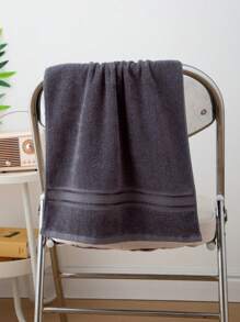 1pc Lightweight & Thin Bath Towel, Dark Gray Color, Minimalist Broken Pattern Design, Extra Large 86*160cm Rectangle For Adults, Men & Women, Swimming, Bathing, Wrap Around; Also Available In 40*76cm Face Towel Or 34*34cm Handkerchief Size, Quick-Drying, Absorbent, Soft, Suitable For Bathroom, Hotel, Gym, Travel, Holiday Gift, Beach, Outdoor, Salon, Barbershop Shower Towels For Beauty Salon, Hotel Sports,Home Essentials, Towel, Skin Care Bath Towel Sheet