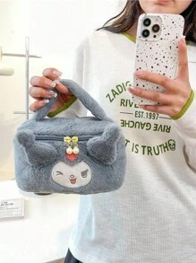 Sanrio 1 pezzo Borsa a mano carina Sanrio Hello Kitty, Kuromi, My Melody, Cinnamoroll, accessori decorativi borsa per animali anime, borsa porta oggetti regalo