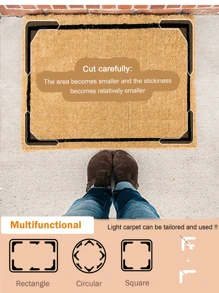 4/8/12pcs Carpet Tape, PU Washable Non-Slip Reusable Carpet Grippers - Multicolor - View 7