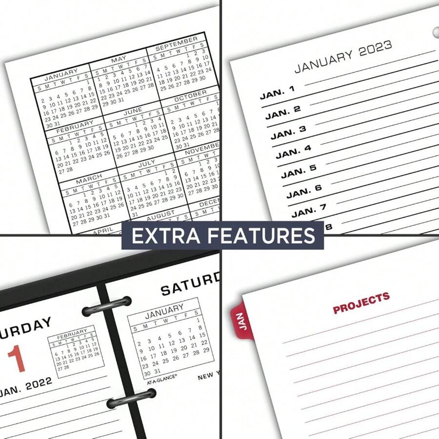 At A Glance Daily Desk Calendar
