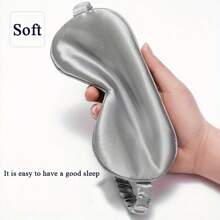 3 Pieces Set: Faux Silk Sleep Set, Including Eye Mask, Pouch And Travel/Sleep Hair Scrunchie,School,Back To School,Travel,Travel Essentials,Home Essentials,Eye Mask,Sleep Mask - Multicolor - View 11