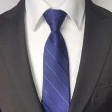 Cravatta formale da uomo con zip, cravatta senza nodo per uomo con stile rilassato, cravatta pre-annodata di stile college per matrimoni, cravatta da lavoro adatta per colloqui