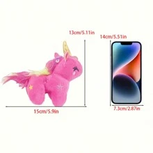 Jouet en peluche de chien licorne mignon - Matériel, convient aux petits chiens pour jouer