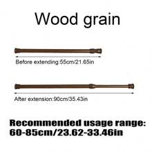 FEPK 1pc Multi-Function Expandable Rod, No-Drill Tension Curtain Rod, Fits For Windows, Bathroom, Cabinet, Kitchen,Women Valentine Gift Birthday Boyfriend Girlfriend Home Bathroom Decor Fall Decor Bathroom Accessories Back To School - Multicolor - View 28