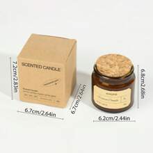 1 Peça, Vela em Garrafa de Vidro, Vela Perfumada Relaxante e Romântica, Vela Aromática, Decoração de Casa com Velas, Vela Sem Fumaça, Vela de Emergência, Velas de Soja, Sem Parafina, Velas Artesanais de Aromaterapia de Luxo, Aroma Seguro e Duradouro, Eliminação de Odores, Presente, Ideal para Homens e Mulheres para Aniversário/Natal, Iluminação de Jantar, Prop/Auxílio em Pedidos de Casamento e Relaxamento, Presentes para Melhores Amigos, Presente para Mulher