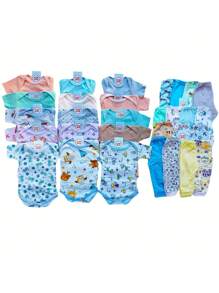 Baby Layette Kit 25 Pieces Boy Or Girl Cotton Newborn Baby Clothes 0 To 3 Months - 查看 3