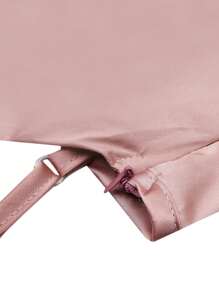 Women's Spaghetti Strap Dress For Casual And Party Occasions - 藕粉色 - 查看 5