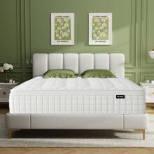 10" 12"Inch King Queen Full Twin Size Mattress,Memory Foam And Innerspring Hybrid Mattresses Bed In A Box,Medium(Not Too Plush Or Firm) ,Top Cooling Technology Edge Support Low Motion Transfer Breathable Construction Pocket Coil Certi - 12 inch - 查看 2