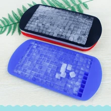 1 件硅胶迷你冰格模具，可制作 160 个 1 厘米小冰块，家用制冰机模具 - 藍色 - 查看 5