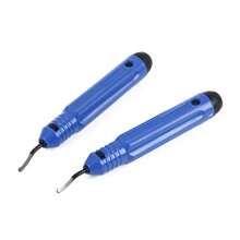 Set di utensili manuali per sbavatura, inclusi coltello per sbavatura, raschietto, utensile per bordi, manico, utensile per smusso, adatto per lavorazione del legno, idraulica, plastica e lavori metallici