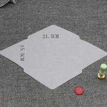 10个/包硫酸纸信封，半透明DIY邀请卡包装返校 - 10pcs六角硫酸紙信封 - 查看 12