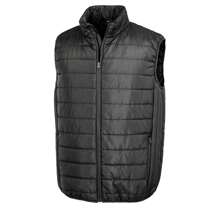 Result Mens Promo Padded Body Warmer (Black) - Black - View 1