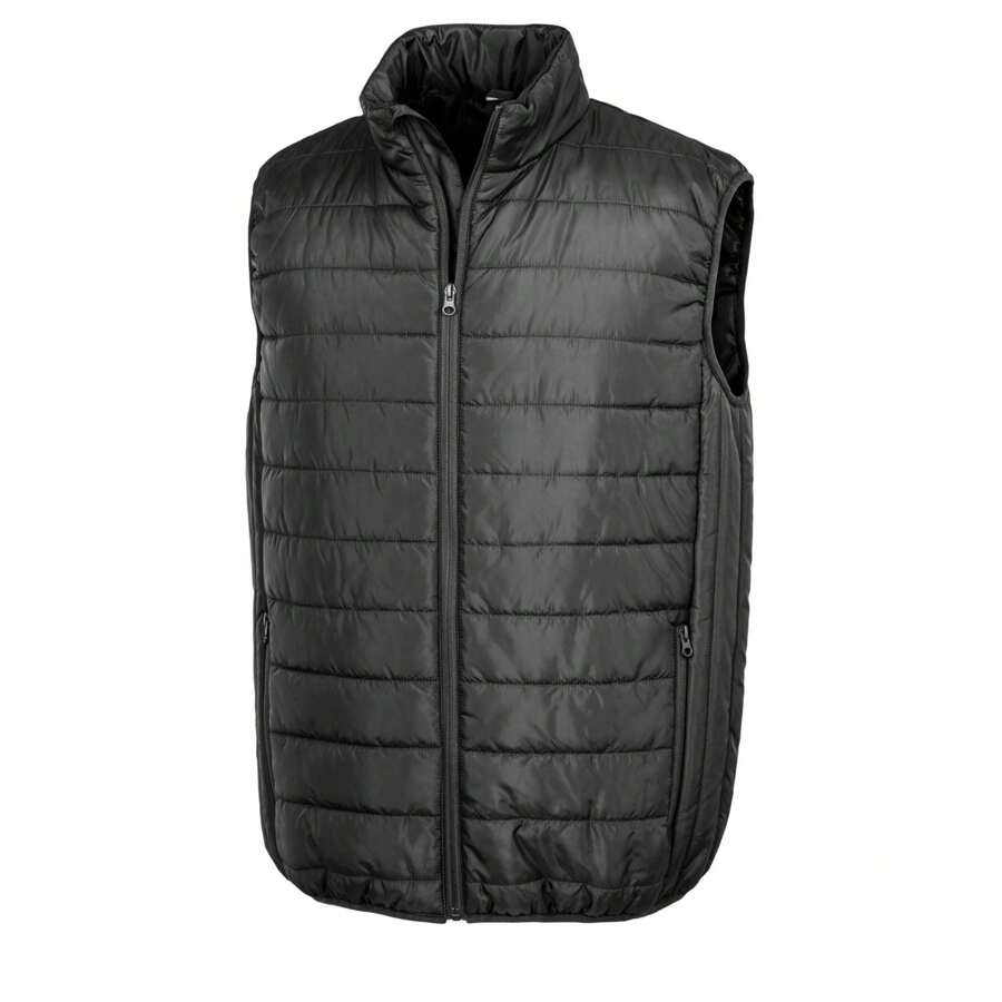 Result Mens Promo Padded Body Warmer (Black) - Black - View 1