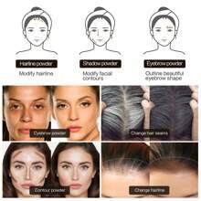 ikt Polvo para el cabello - Cobertura instantánea, efecto de maquillaje natural - Adecuado para cabello ralo y retoque de raíces - Incluye aplicador de esponja, portátil - Multicolor - Ver 12