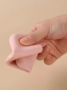 1 pieza Estuche protector de silicona para brochas de maquillaje, bolso de viaje portátil a prueba de polvo para almacenar brochas de maquillaje/lápices/lápiz labial/rímel y otras herramientas cosméticas, bolsa de aseo, bolsa de viaje, almacenamiento de maquillaje, bolsa de playa, vacaciones, artículos esenciales, útiles escolares, artículos esenciales de viaje, para mujer, para dormitorio universitario, para baño
