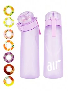 1PC Flavored Water Bottle, Bottle Starter Set, Drinking Bottle With One Random Flavoured Pods Suitable For Gyms, Schools, Flavored Water Bottle,Back To School