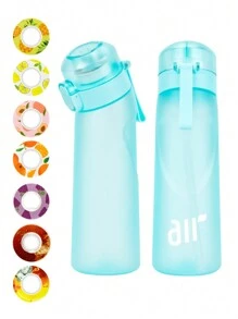 1PC Flavored Water Bottle, Bottle Starter Set, Drinking Bottle With One Random Flavoured Pods Suitable For Gyms, Schools, Flavored Water Bottle,Back To School