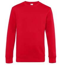B&C Mens Setin Sweatshirt (Red) - 280gsm 80% Combed Ringspun Cotton/20% Polyester - Red - View 1