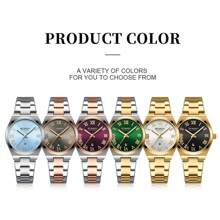 Curren CURREN Fashion Women Watch Top Brand Luxury Lady Girl Classic Wristwatch Stainless Steel Bracelet Strap Simple Original Waterproof Elegant Female Clock Gift 9095