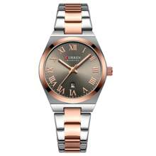 Curren CURREN Fashion Women Watch Top Brand Luxury Lady Girl Classic Wristwatch Stainless Steel Bracelet Strap Simple Original Waterproof Elegant Female Clock Gift 9095