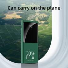 10000mAh 移动电源，22.5W 快速充电 PD3.0 QC4.0 Type-C 输出，带 LCD 显示屏大容量双 USB 端口，兼容智能手机和平板电脑等超级快速充电，LED 电量显示，带 USB 和 Type-C 端口的便携式充电器设备，安全稳定的聚合物锂电池适合户外玩耍、购物、旅行、便携式电源兼容 ，兼容 iPad、Android 手机，适合家人、朋友、生日、圣诞节、冬季、新年的礼物兼容 ，兼容 iPad、Android 手机，适合家人、朋友、生日、冬季、情人节、复活节的礼物适合户外玩耍、购物、旅行、便携式电源超级快速充电，显示电池电量