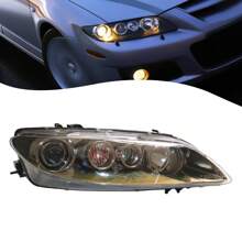 Halogen Headlights Assembly Fit For Right Side Headlamp Black Housing Headlight