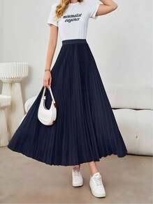 Women's Minimalist Elegant Versatile Fashion Pleated Skirt